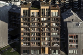 В России начали строить первые деревянные многоэтажные жилые дома