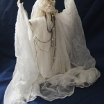 Портретная кукла - Ода свету. Цернит, текстиль. Высота 330 мм.