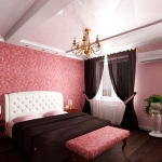 Спальня в классическом стиле.