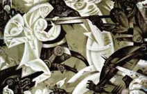 Поединок. Литография. 