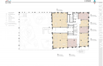 Архитектурное бюро MADE GROUP. Жилой комплекс «Ocean city» на перекрестке улиц Пушкинская и Кирова в Ижевске. План 3-го этажа