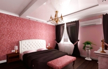 Спальня в классическом стиле.